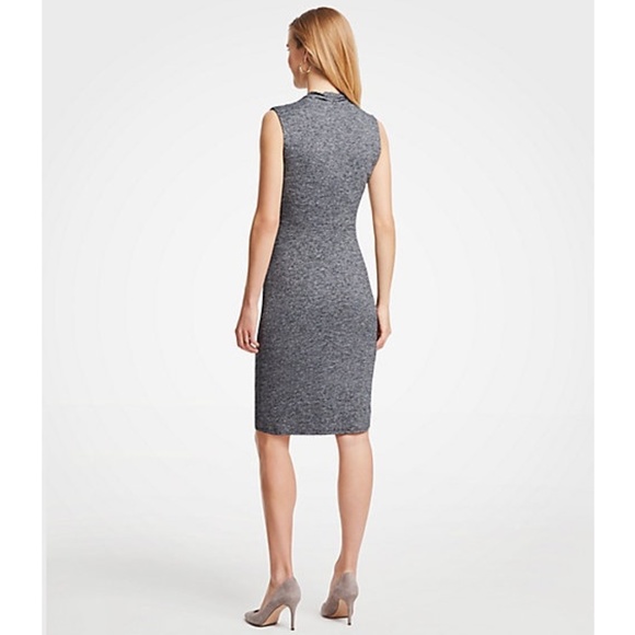 Ann Taylor Faux Wrap Knit Dress - Picture 3 of 6